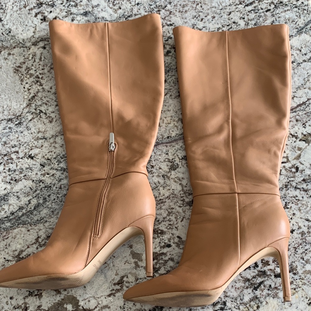 Nine West Tan Heeled Boots